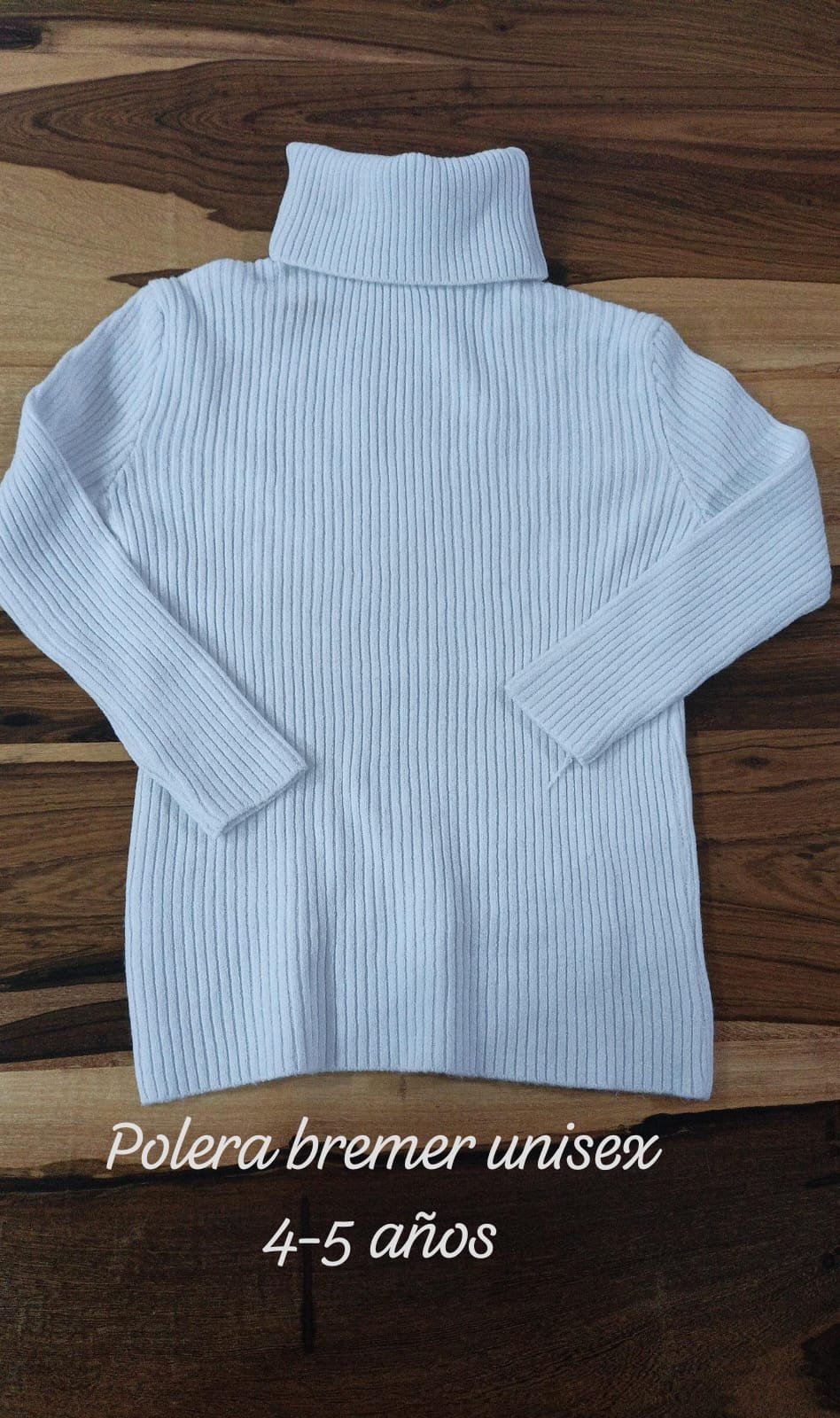 Polera Bremer Unisex Blanca
