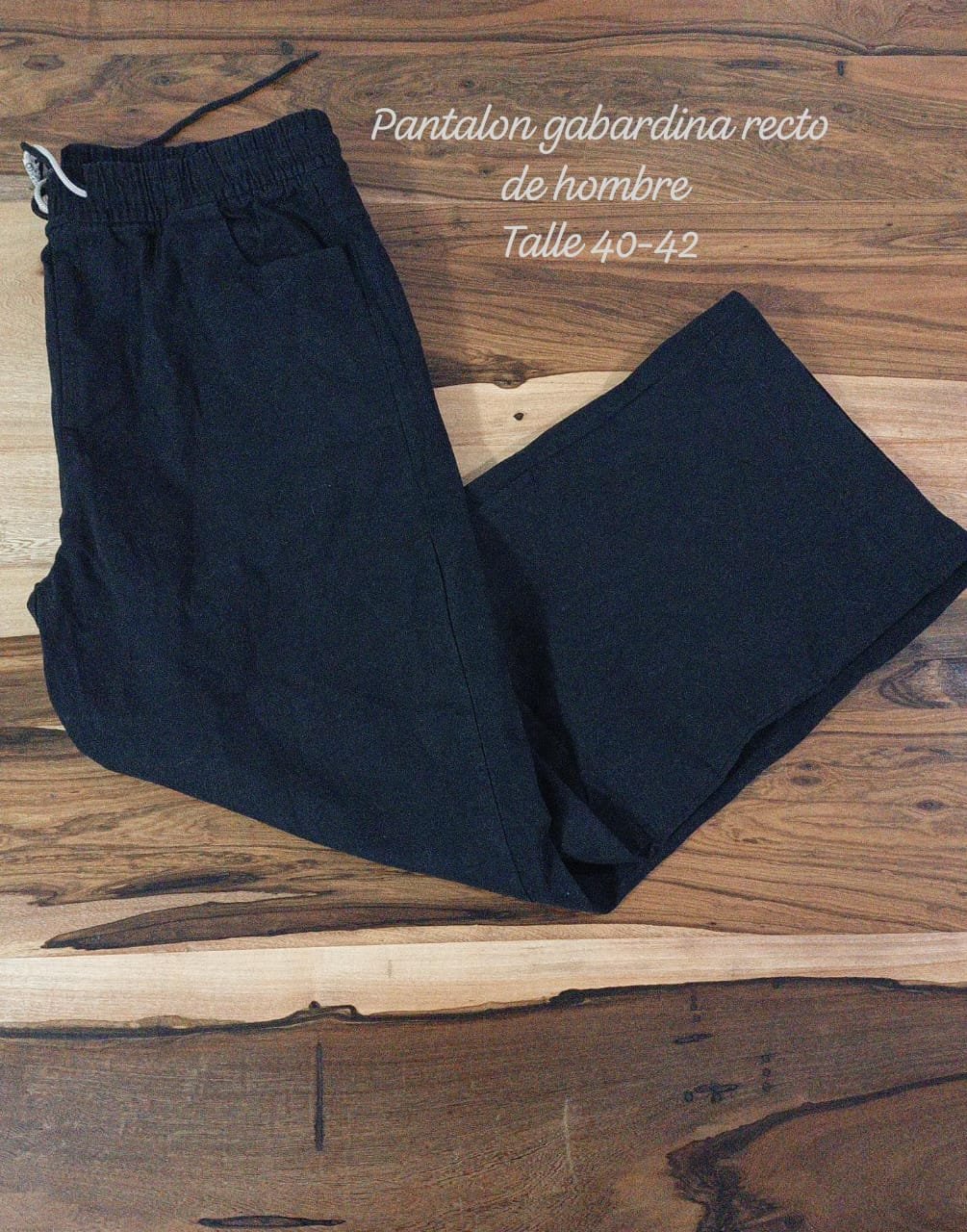 Pantalon Gabardina Recto de Hombre