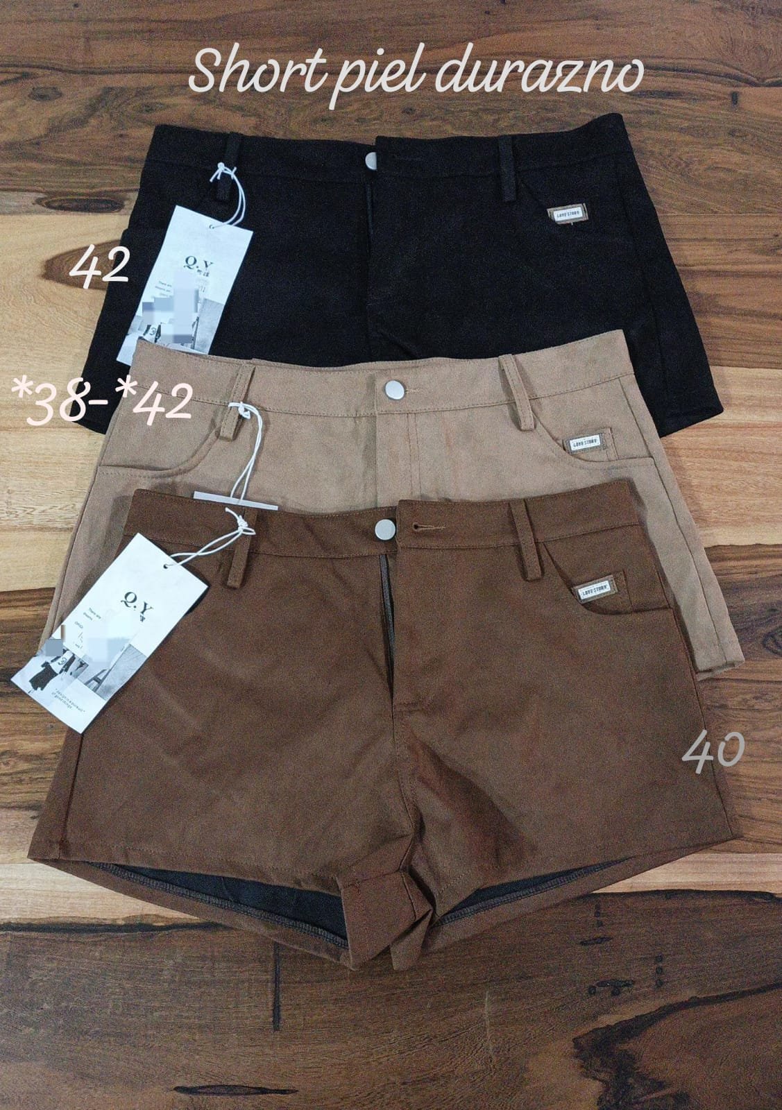 Short Piel Durazno